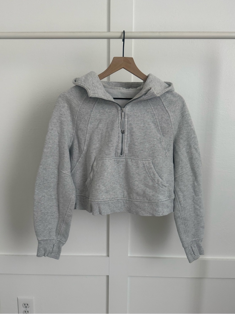 Lululemon Scuba Half Zip Hoodie Grey